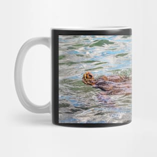 Sea Turtle Takes a Breath Mug